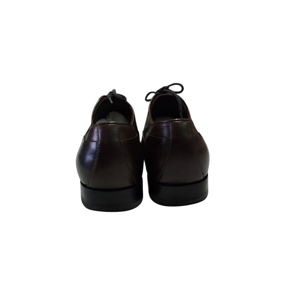 Gucci Lifford Plain Toe Mens 7D  Brown Leather Oxford Dress Shoes Formal Classic - Picture 4 of 6